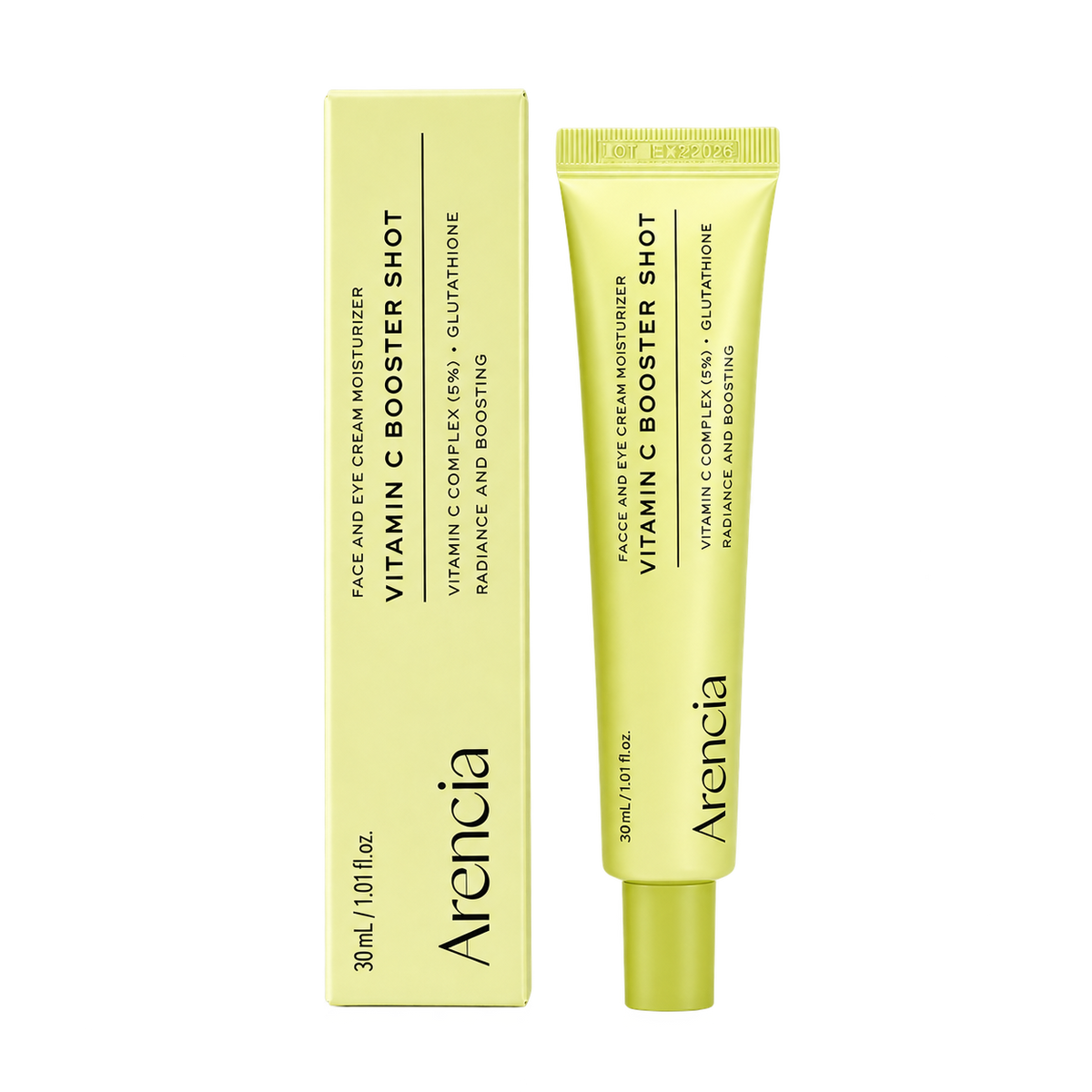 Arencia Vitamin C Booster Shot Face and Eye Cream Moisturizer