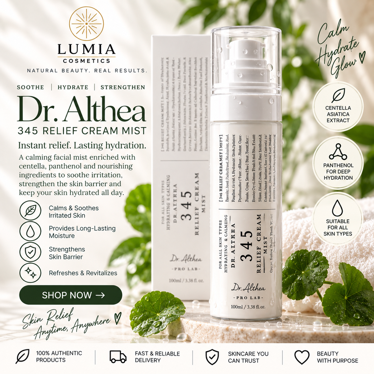 Dr. Althea 345 Relief Cream Mist